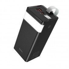 Nešiojamas įkroviklis - akumuliatorius 50000mAh 2xUSB + USB C 22.5W su indikatoriumi greito krovimo (QC3.0) juodas (black) Hoco J86A